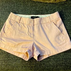 J.Crew chino light pink shorts